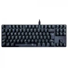 Teclado Mecânico Gamer T-Dagger Bora Single, LED White, Switch Blue, ABNT2 