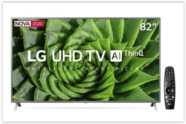 Smart TV LED 82" UHD 4K LG 82UN8000PSB Wi-Fi | R$ 8499