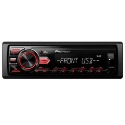 Som Automotivo Pioneer MVH-98 Preto Rádio FM USB R$ 190