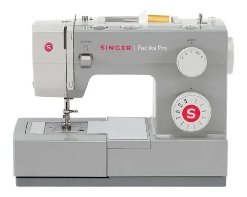 Máquina de costura reta Singer Facilita Pro 4411 portátil cinza e branca 127V