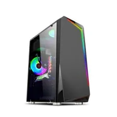 Gabinete Gamer BPC-C8410 Lateral Vidro RGB | R$175