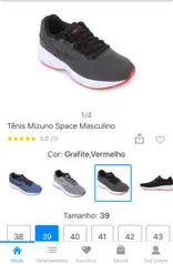 Tênis Mizuno Space Masculino