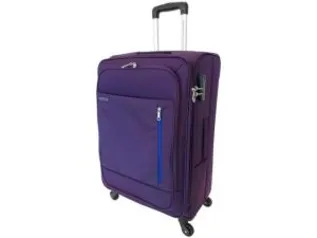 Mala de Viagem American Tourister Grande - Expansiva Niue Spinner Roxa por R$ 271