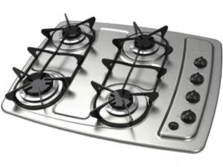 Cooktop 4 Bocas Venax Cookinox Inox à Gás - Acendimento Automático - R$259,11