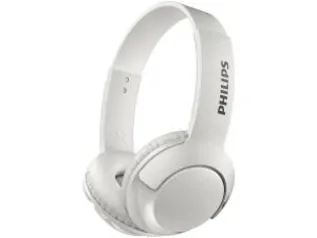 Headphone Bluetooth Philips Bass+ - SHB3075WT/00 com Microfone Branco