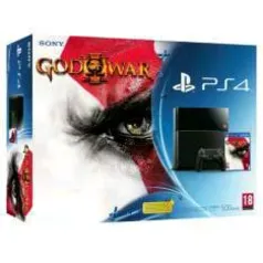 [Ponto Frio] Console Playstation 4 500gb + God of War 3 Remasterizado- R$ 1650