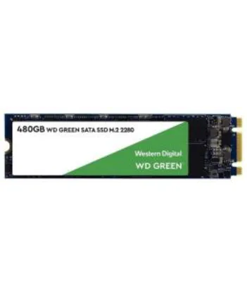 SSD 480GB SATA III Green M.2 2280 Western Digital | R$326