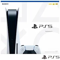 Playstation 5 com 825 GB e 01 Controle DualSense