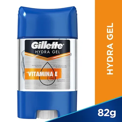 Desodorante Antitranspirante Gel Gillette Hydra Gel Vitamina E 82g - 12 Unidades 