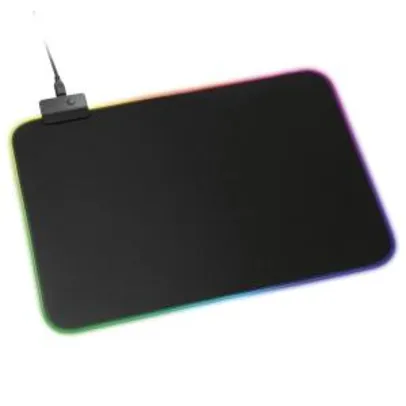 Mouse Pad Gamer X-Zone GMP-01 Iluminação LED RGB - Preto | R$90
