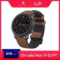 Versão global amazfit gtr 47mm relógio inteligente R$493