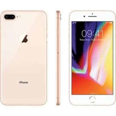 iPhone 8 Plus 64 Gb Dourado - R$ 3.153,17 - Cartão submarino