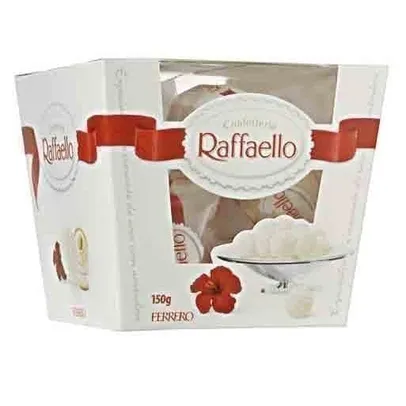 Bombom Raffaello com 5 unidades 150g | R$17