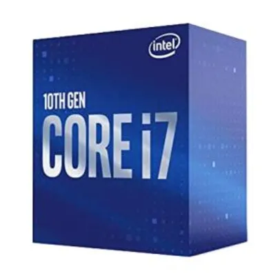Processador Intel Core i7 10700KF, 3.80GHz (5.10GHz Turbo) | R$2.289