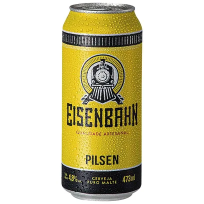 Foto do produto Cerveja Eisenbahn Pilsen Puro Malte Lata 473 Ml