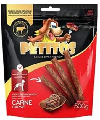 Palito Petitos Petitos Sabor Carne 500 G - R$12