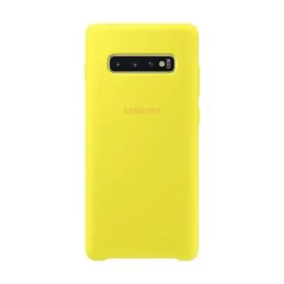 Samsung Capa Protetora Silicone S10 e S10+ Amarelo | R$16