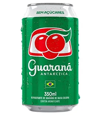 Refrigerante Guaraná Antarctica Sem Açúcar Lata 350ml