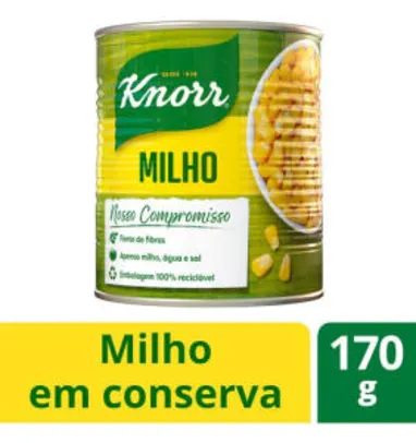 Knorr Conserva Milho 170g | R$ 1,79
