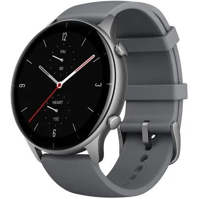 [AME R$ 351] Smartwatch Xiaomi Amazfit gtr 2e com Oxímetro - Cinza