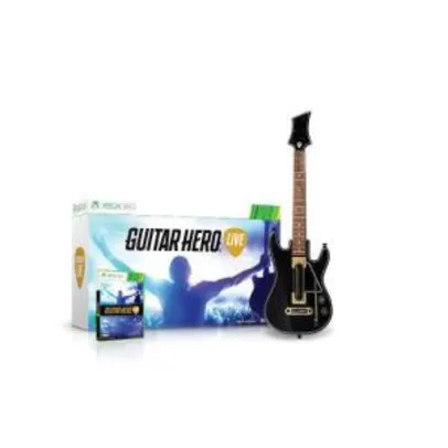 Game Guitar Hero Live Bundle - XBOX 360 por R$ 100