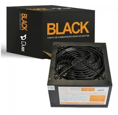 Fonte Duex 600W, Black, DX 600FSE