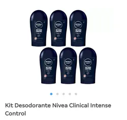 Kit desodorante nivea Clinical intense Control