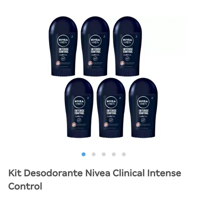 Kit desodorante nivea Clinical intense Control