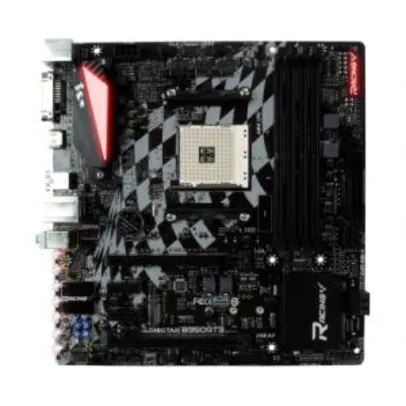 PLACA MÃE BIOSTAR RACING B350GT3 DDR4 AMD AM4  - R$ 389,00 Boleto