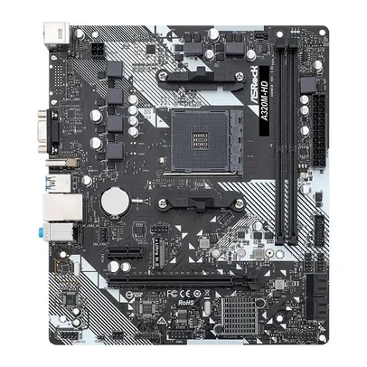 Placa Mae ASRock A320M-HD R4.0, DDR4, Socket AM4, M-ATX, Chipset AMD A320, A320M-HD-R4