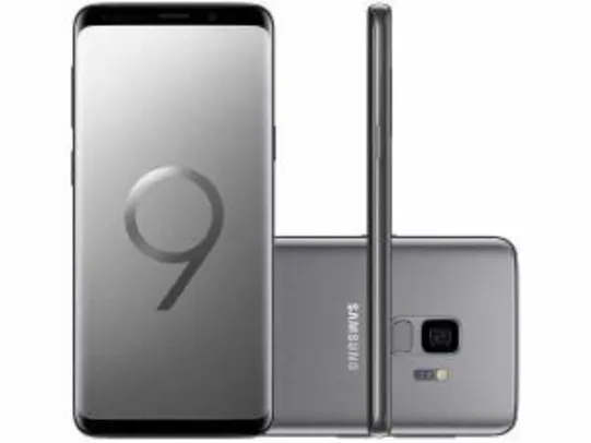 Smartphone Samsung Galaxy S9 128GB Cinza 4G - 4GB RAM Tela 5.8” Câm. 12MP + Câm. Selfie 8MP