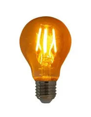 (PRIME) Lâmpada de Filamento LED A19 Squirrel Cage 4W Bivolt, Âmbar, GMH Trade