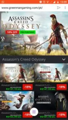 Assassins Creed Odissey (PC) - a partir de R$131