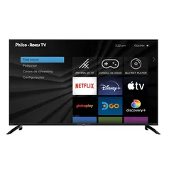 Smart TV Philco 50&quot; 4K PTV50G7ER2CPBL Wi Fi Dolby Audio Led