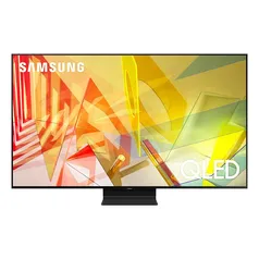 (APP)Smart TV Samsung 55 Polegadas QLED 4K Q90T, HDMI, USB, Bluetooth, Wifi, Tela Sem Limites, Alexa