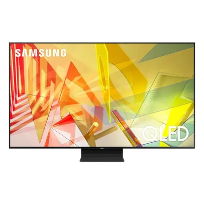 (APP)Smart TV Samsung 55 Polegadas QLED 4K Q90T, HDMI, USB, Bluetooth, Wifi, Tela Sem Limites, Alexa