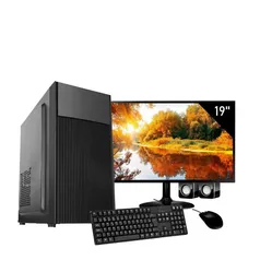 Computador Corporate I3 8gb Hd 500gb Kit Multimídia Monitor 19 R$1.784