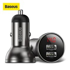 Baseus carregador veicular de 3.8A 24W carregador rápido