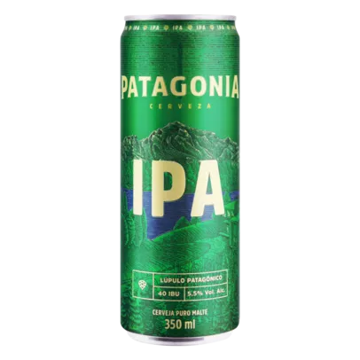 Cerveja IPA Puro Malte Patagonia Lata 350ml