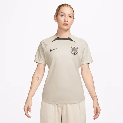 Camiseta Nike Corinthians Treino 2024 Academy Pro Feminina