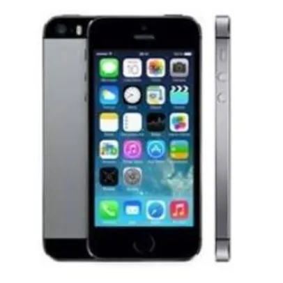 iPhone 5s 16GB Cinza Espacial Desbloqueado Câmera 8MP 4G e Wi-Fi na Amazon - R$899