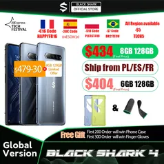 Smartphone Black Shark 4 - 6GB 128GB | R$2.461