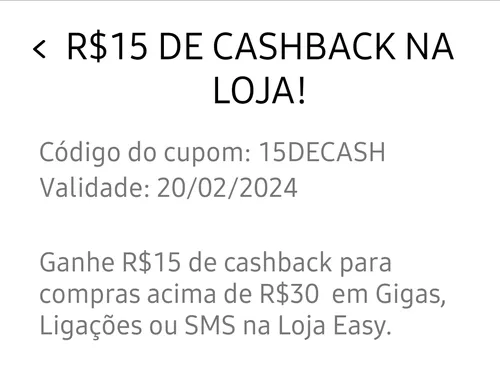 Imagen na descrição da promoção