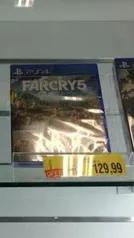 [LOJAS FÍSICAS] FAR CRY 5 PS4/XBOX ONE - LOJAS AMERICANAS - R$ 130