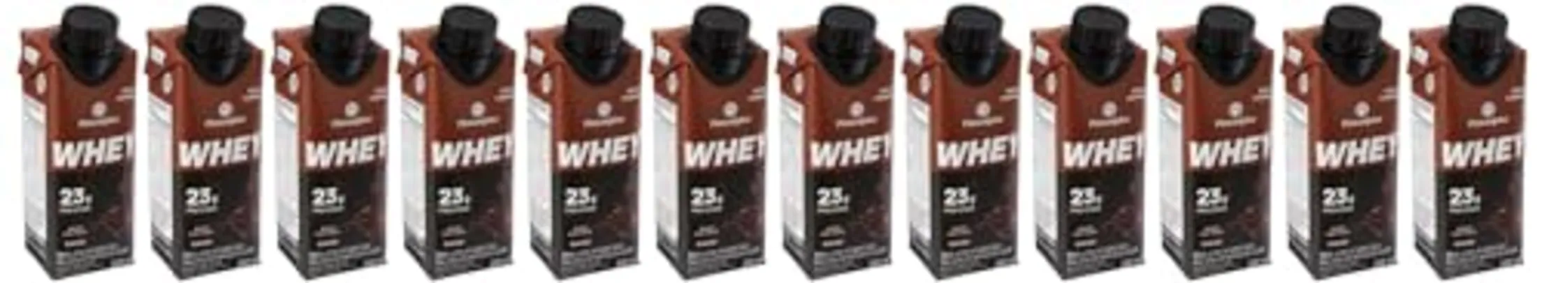 Pack de Whey Zero Lactose Cacau 23g Piracanjuba 250ml - 12 Unidades