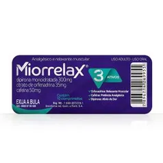 Miorrelax 3 Ativos 300mg+50mg+35mg Com 10 Comprimidos | R$4