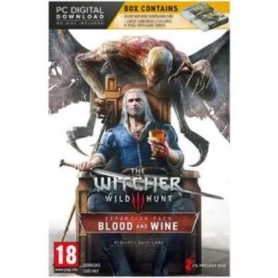 The Witcher 3 - Pacote de Expansão Blood & Wine PC - R$ 19,90