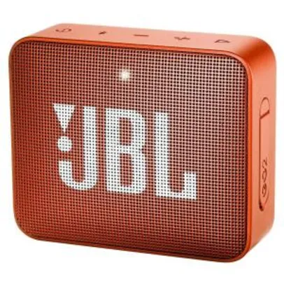 Caixa Bluetooth JBL GO2 Orange - R$162