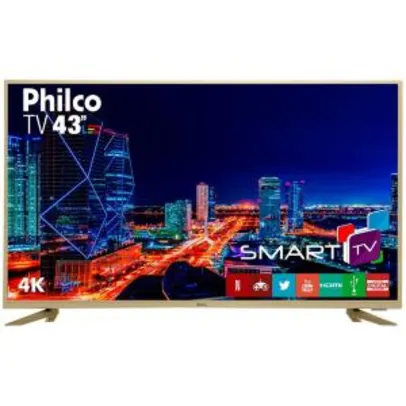 Smart TV 43" Philco PTV43F61DSWNTC UHD 4K | R$1.350