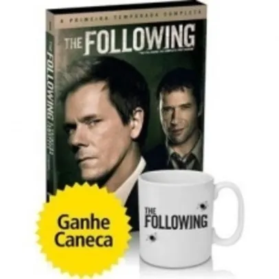 The Following - A Primeira Temporada Completa - 4 DVDs + Caneca por R$ 30